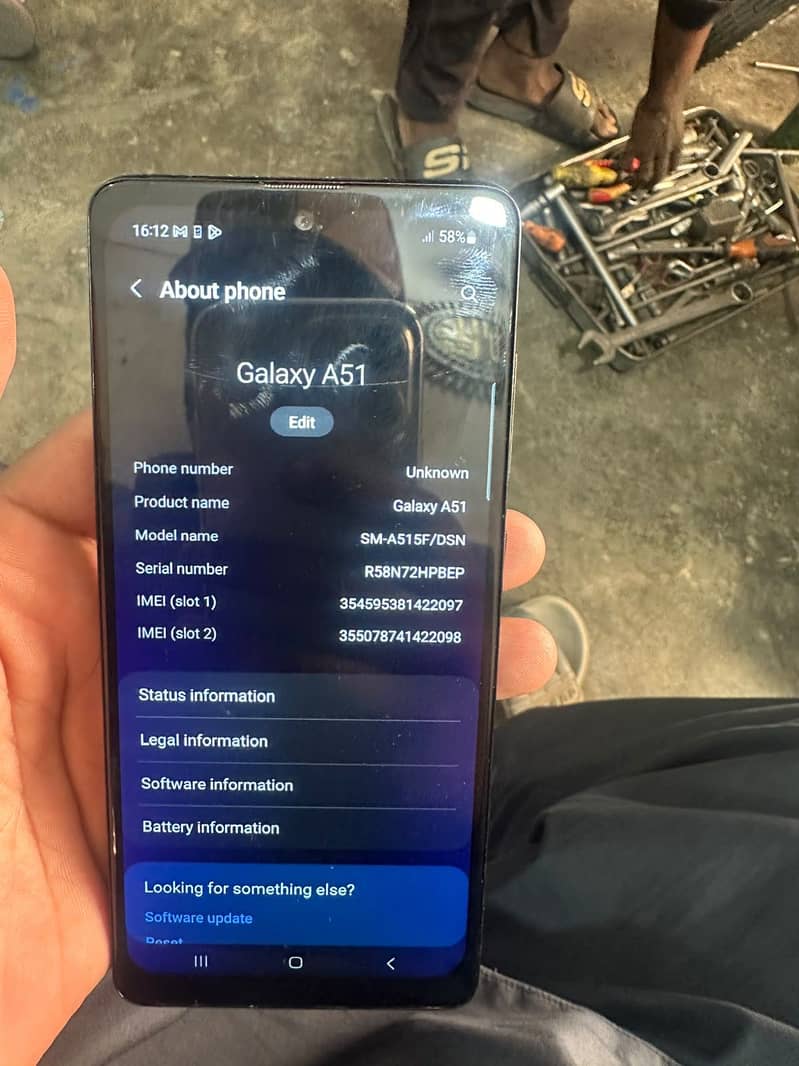 Samsung Mobile A51 8