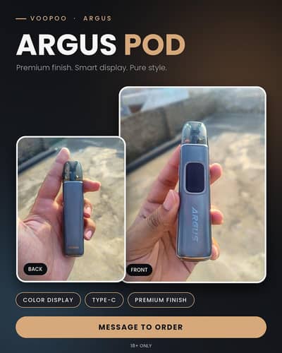 Voopoo Argus G3 Pod Kit (100% Working)