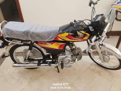 Honda CD70 2026 Model For Sell New Mint Condition