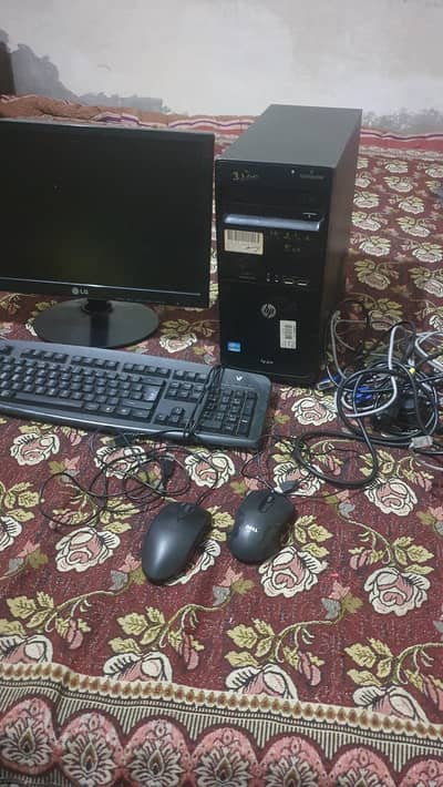 hp core i5 complete pc