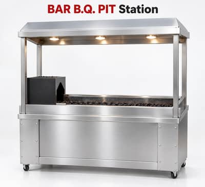 New Set-up Bar B. Q. Fast Food Restaurant Fryer Hotplate  Hood Ducting