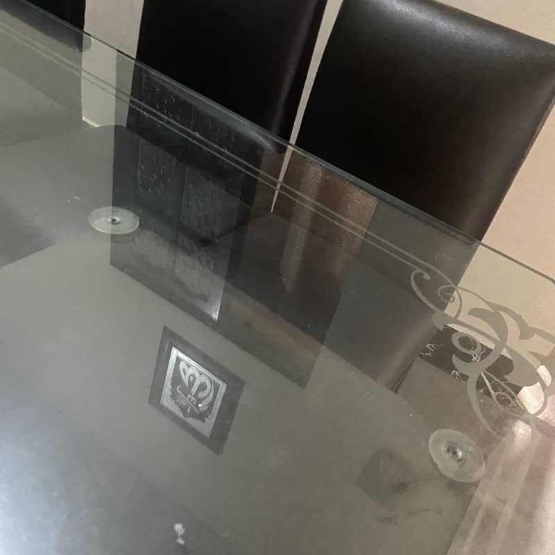 8 seater  dining table set . 6