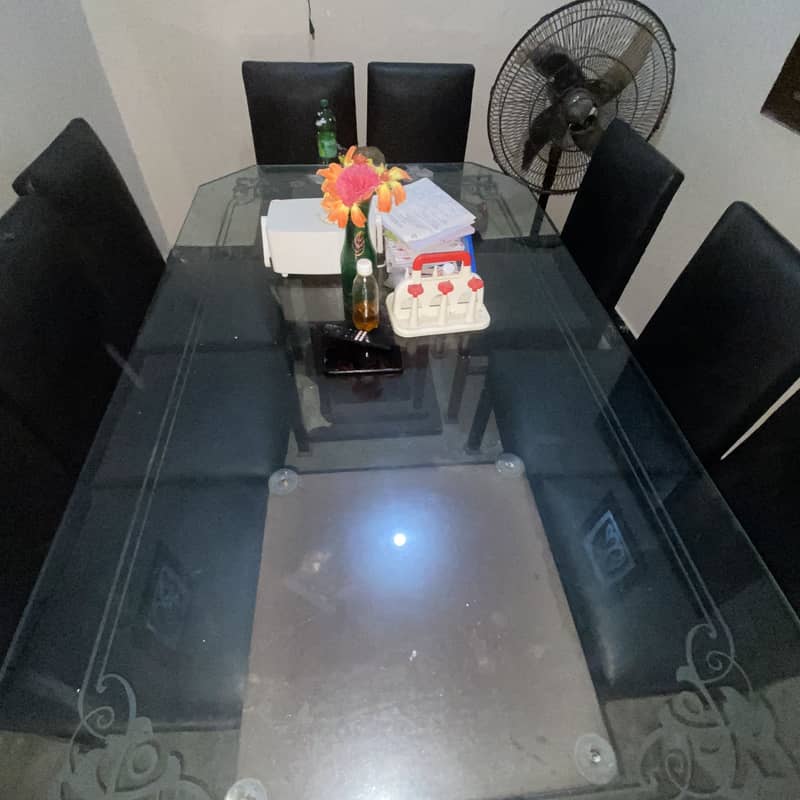 8 seater  dining table set . 7