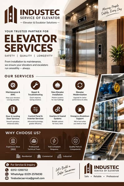 Elevator and lift installation in Karachi repair
