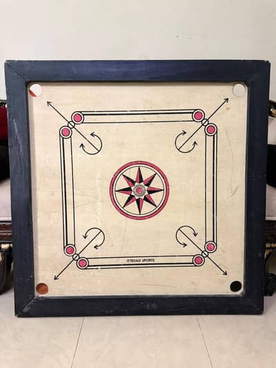 Ittehad Sports Wooden Carrom Board | Standard Size