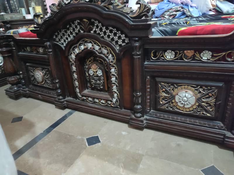 Double Bed Set Side Tables Dressing Table 2