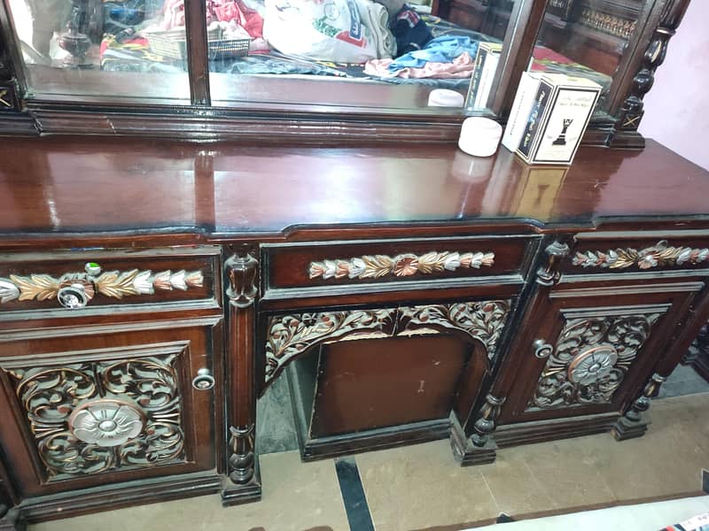 Double Bed Set Side Tables Dressing Table 7
