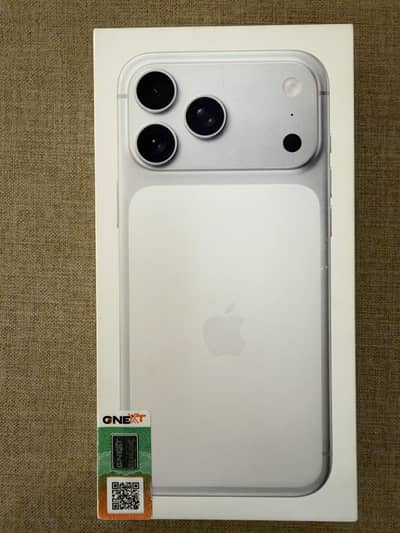Iphone 17 Pro Max Silver 256GB PTA Approved 2 year’s Warranty