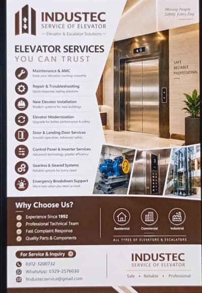 elevator repair and lift installation Karachi