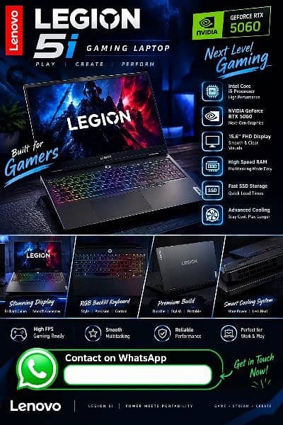 Lenovo Legion 5i Gaming my WatsApp+ Imo No  O3/47=7l-43=6/57