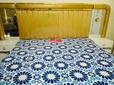 Beautiful Wooden Bed Set – Excellent Condition