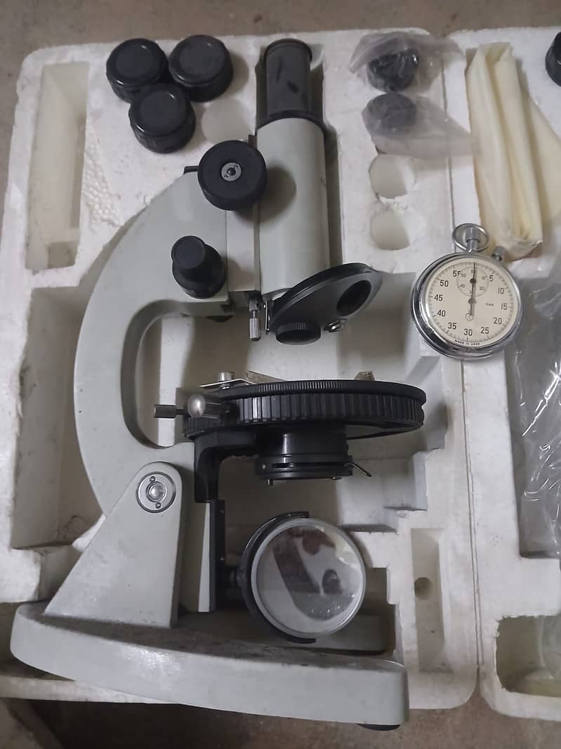 Microscope and Stopwatch 0