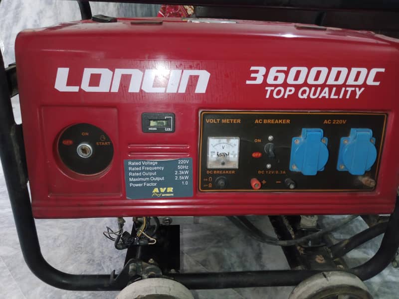 loncin 3kv generator 0