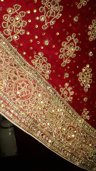 Bridal sharara with potli