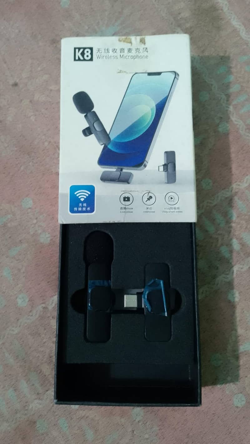 K8 Wireless Microphone | Vlogging & Recording 1