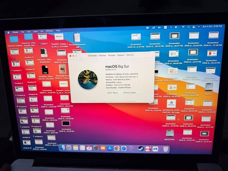 MacBook pro  2013 4