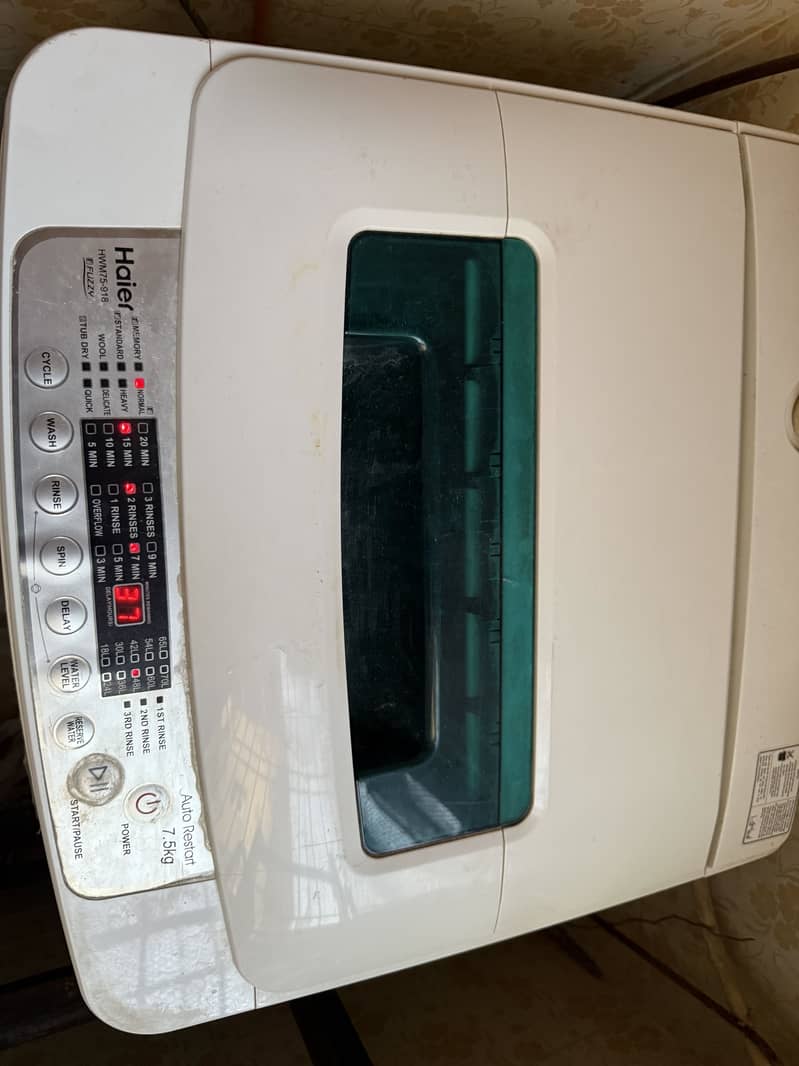 Haier Automatic Washing Machine 3