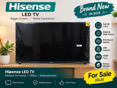 Brand New Hisense LED TV – For Sale | Excellent Condition