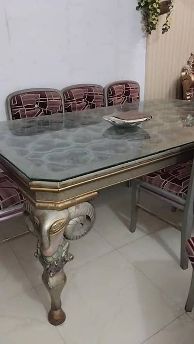8 seater set dining table gold polish chair chinioti chair and dining