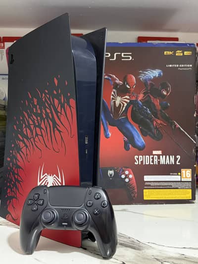 Ps5 / Playstation 5 Fat Disc Edition (Limited Edition Spiderman 2)