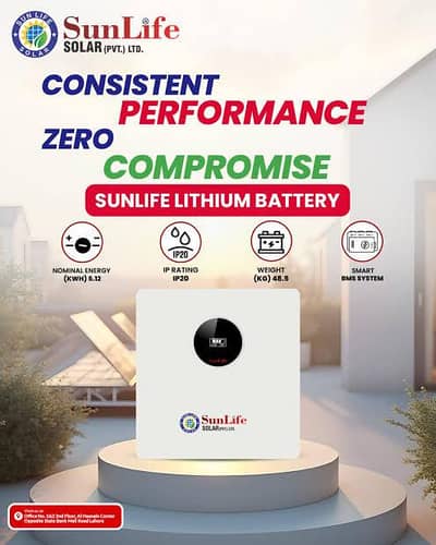 Sunlife 5kwh lithium Battery