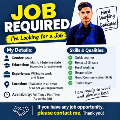 job required islmabad rawalpinde