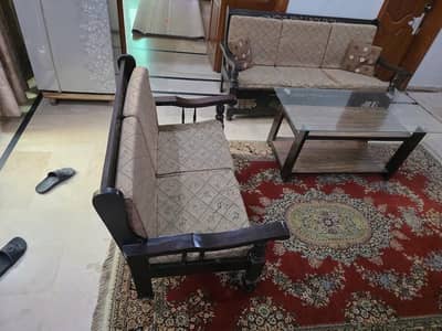 sofa set with centre table