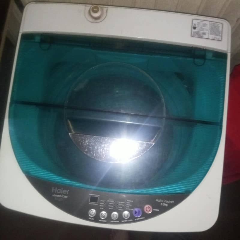 Haier fully automatic touch washing machine 0