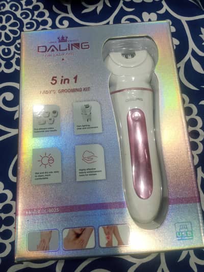 daling 5in 1 lady grooming kit including epilator, trimmer , massager