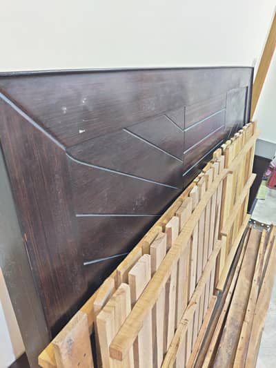 king size bed with two side tables