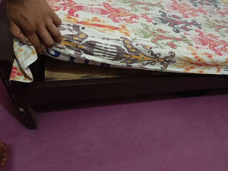 2 Single Beds Without Mattress Set 4