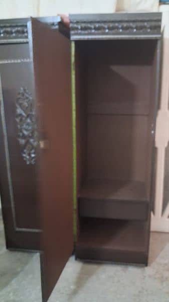 two separate single wardrobes in good condition