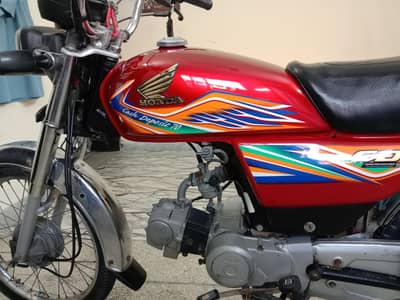 Honda CD 70 best condition Islamabad registered 2020 model