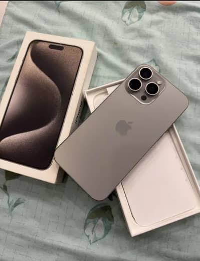 Apple iPhone 15 Pro Max 256 GB PTA Urgent Contact whatsap 03243190728