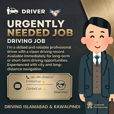 I need a job I'm professional luxury car driver
