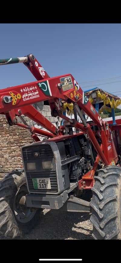 MF 385 loader tractor 2021 registered in excellent condition