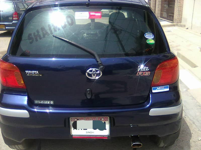 VITZ 2003/2006 AUTOMATIC METALLIC BLUE  BEHTREEN CONDITION 3