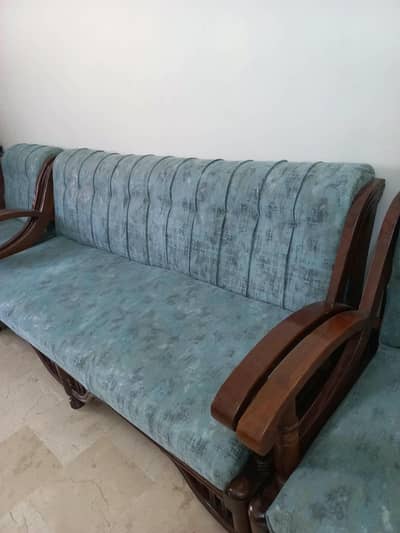 Sheesham wood 5 seater sofa set