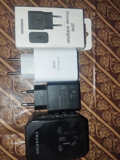 45W,25W Samsung 45W infinix original & branded universal adaptor