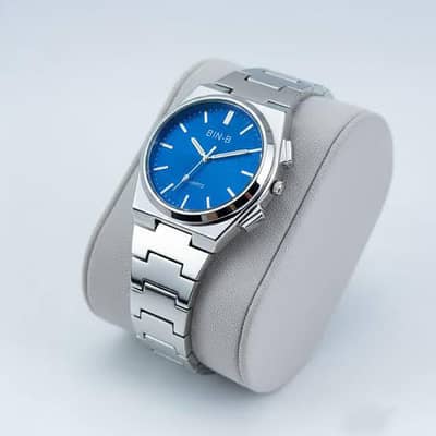 ⌚ Brand New Silver Blue Men's Watch