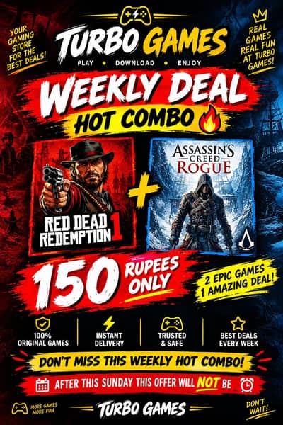 RDR1 and assassin Creed rogue - only for 150 - hot combo