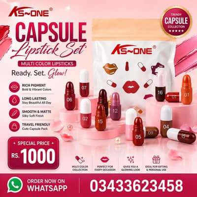 capsule lipstick set