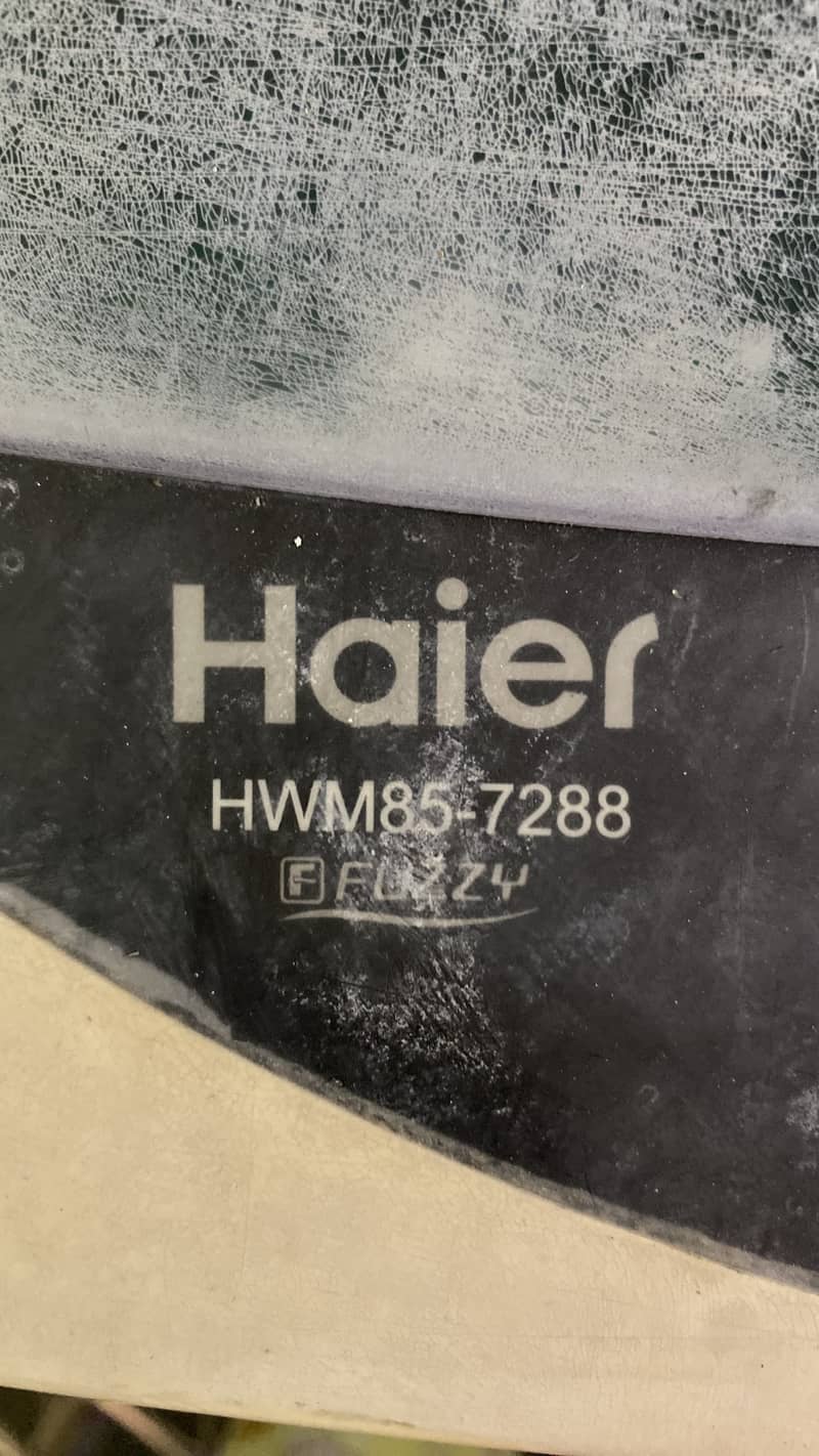 Haier machine 8