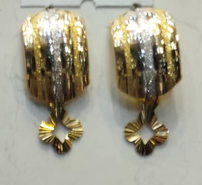 21 k gold earrings granted price. . . 67000