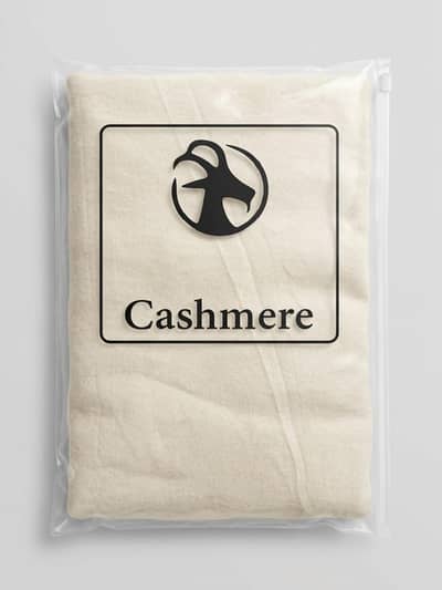 Brand New Cashmere Shawl – Soft Cream/Beige