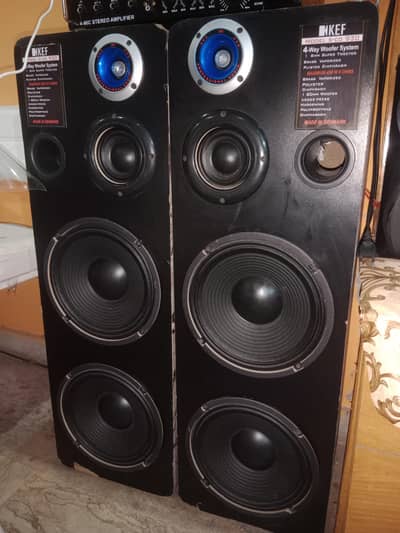KEF 4 way woofer system