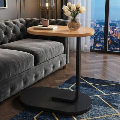 c-shap  coffee & Laptop side table