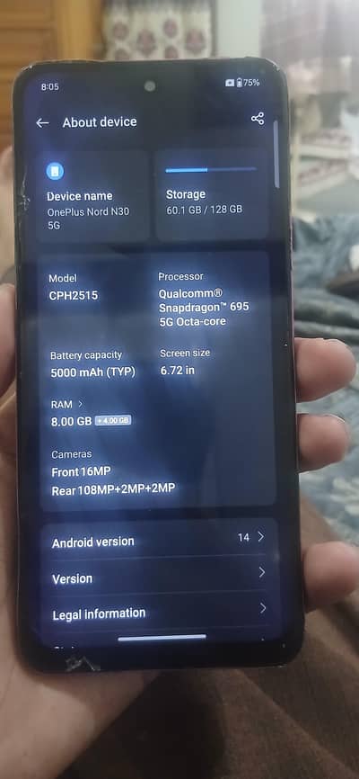 One Plus Nord N30 5G