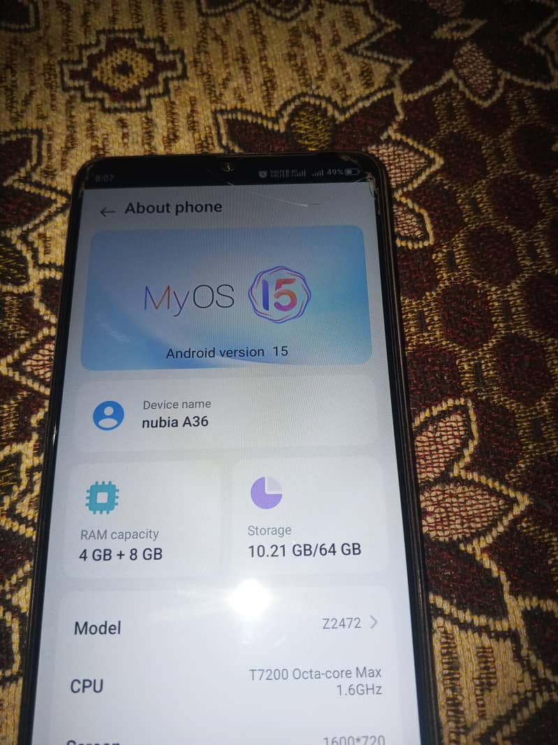Nubia A36 3