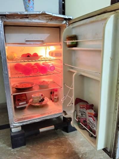 old mini refrigerator